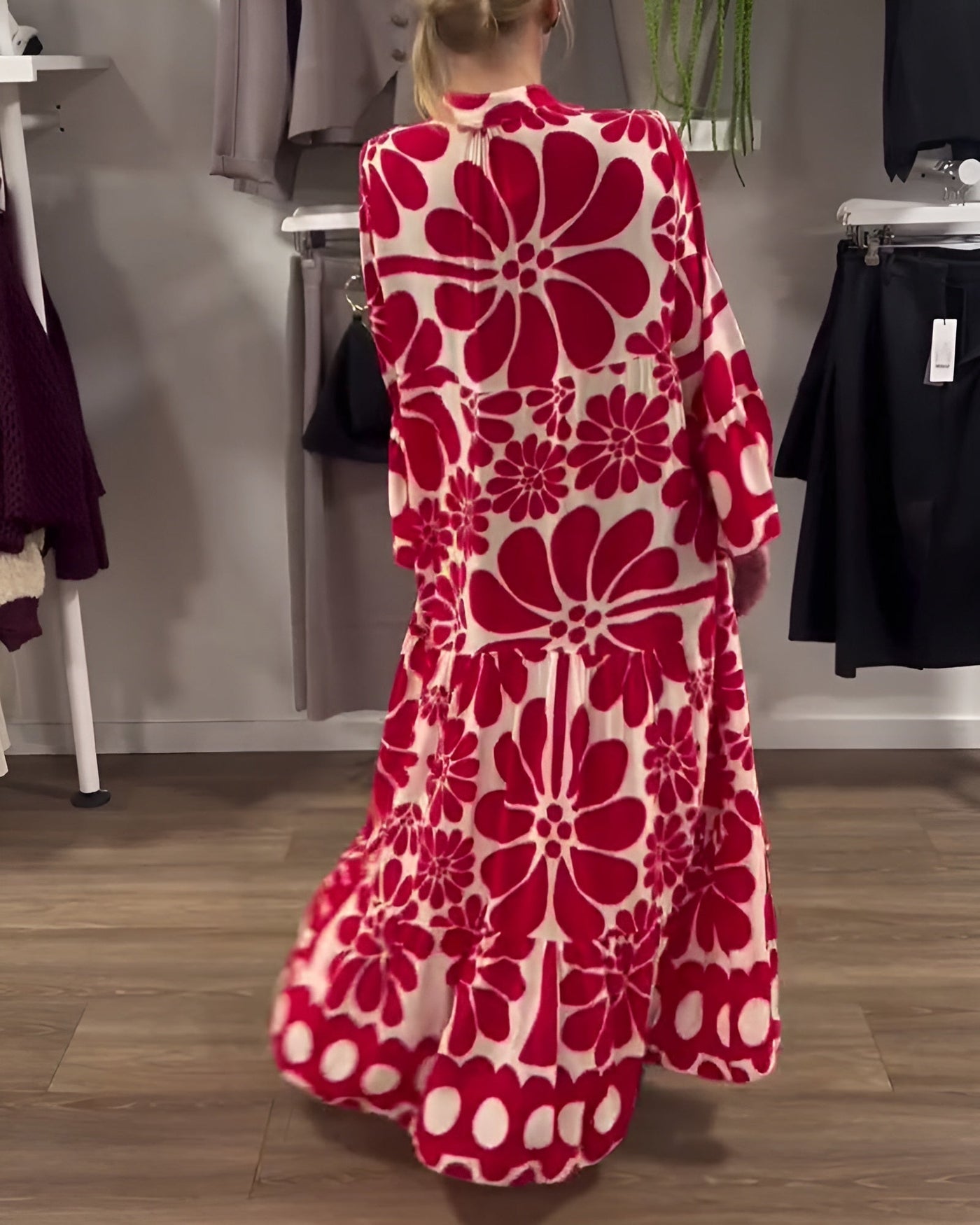 Marielle | Elegant Maxi Dress in Flowers