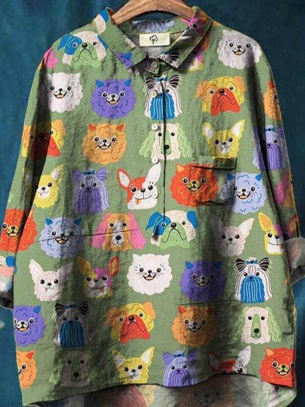 Package | Dog Art Blouse
