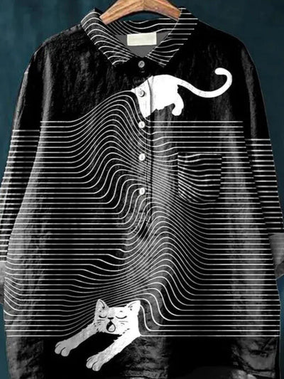 Coco | Cat Art Blouse