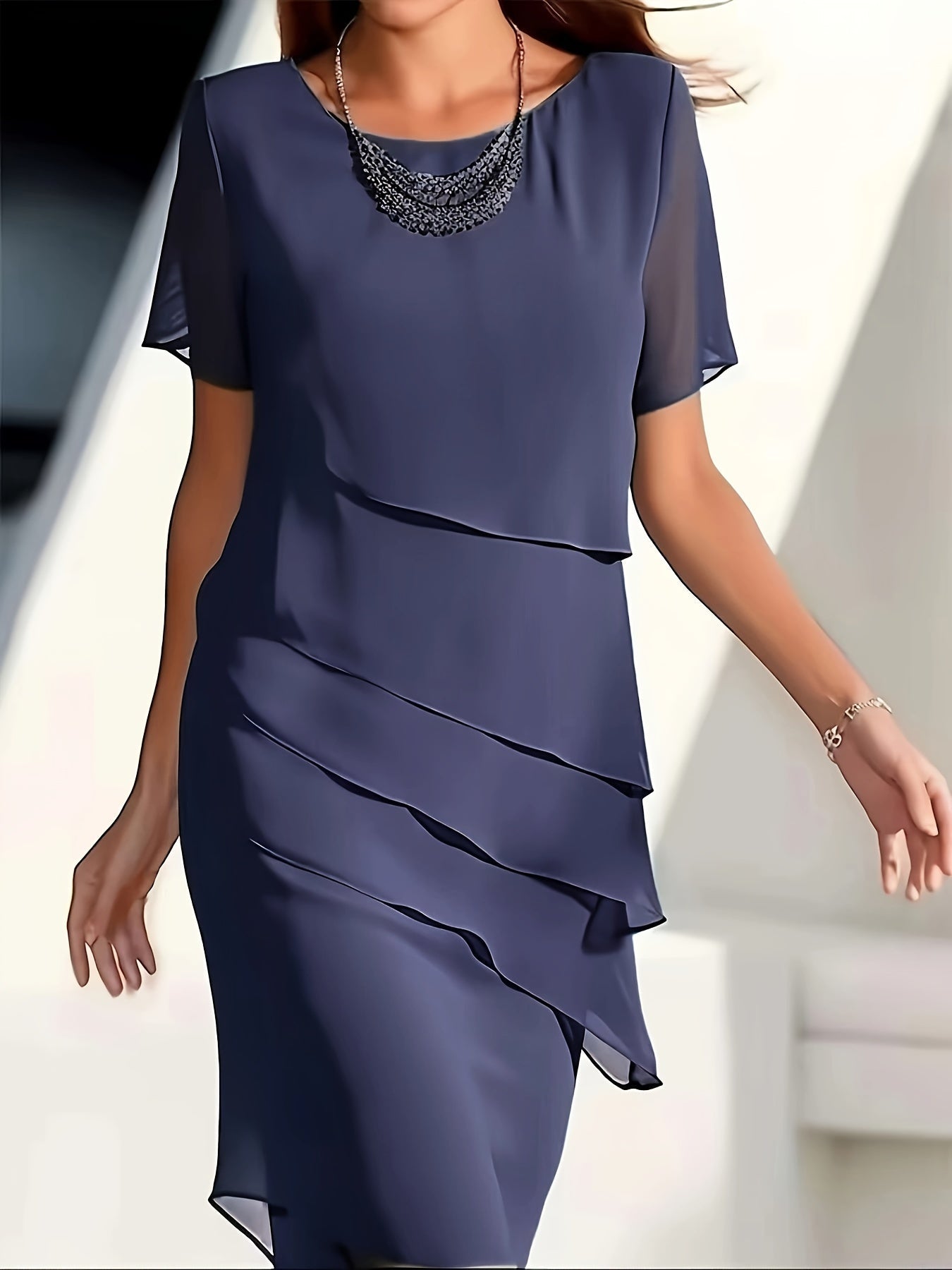 Celina | Elegant Chiffon Dress