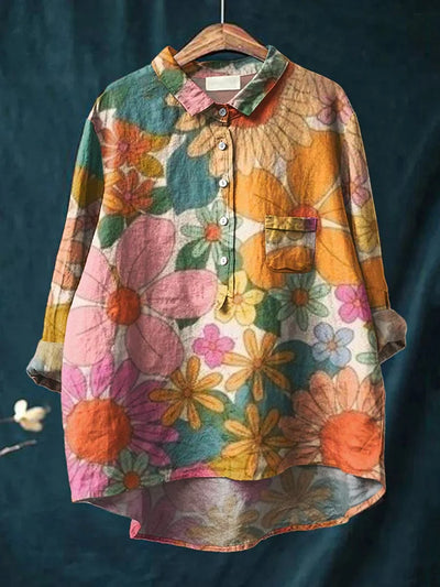 Layla | Floral Art Blouse