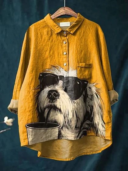 Buddy Dog Art Blouse
