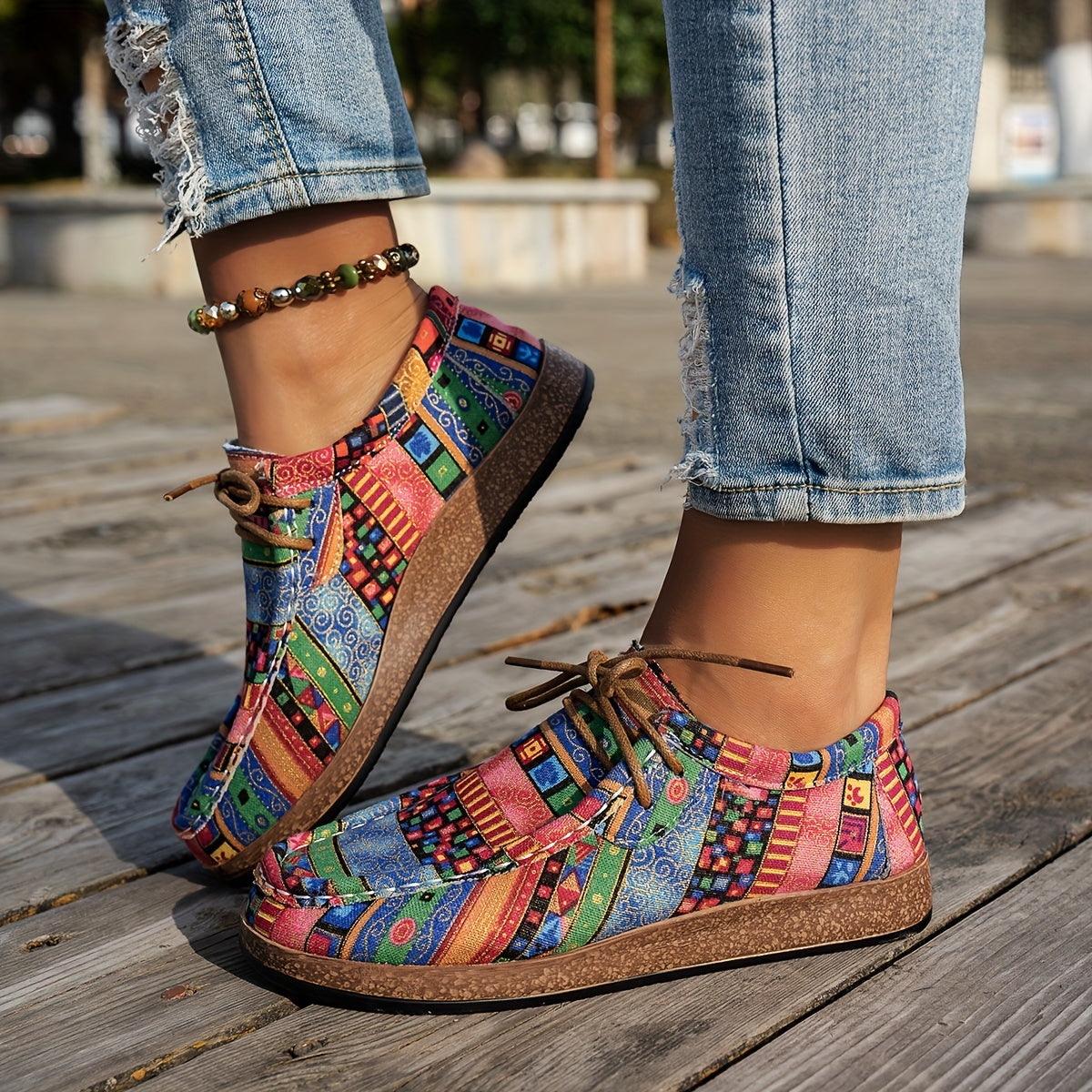 Isla | Colourful Retro Shoes