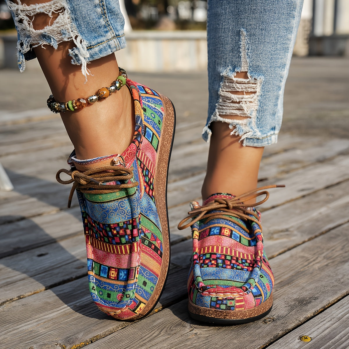 Isla | Colourful Retro Shoes