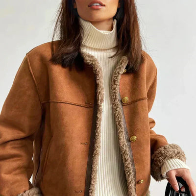Rosalie | Button-up Sheepskin Gilet