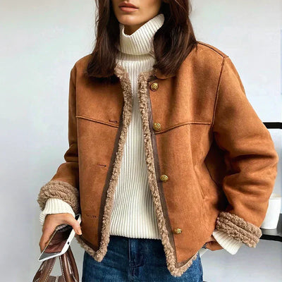 Rosalie | Button-up Sheepskin Gilet