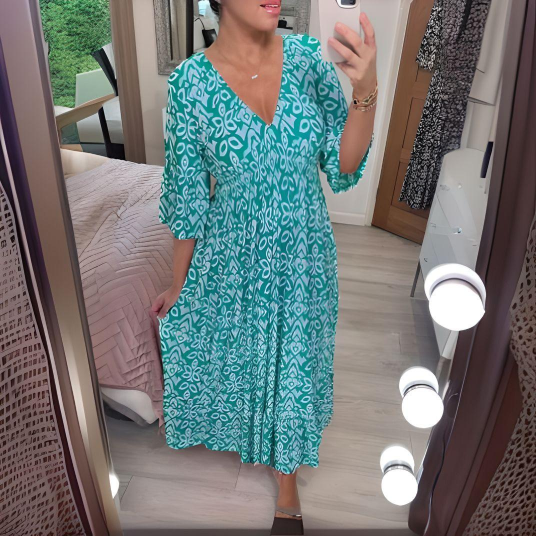 Isabella | Boho Patterned Dress
