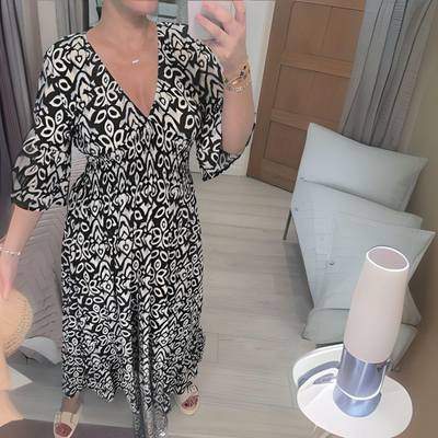 Isabella | Boho Patterned Dress