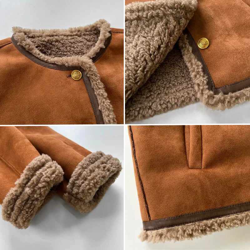 Rosalie | Button-up Sheepskin Gilet