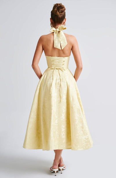 Adoria | Elegant Dress with American Neckline