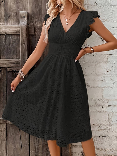 Amelia | Lace Dress with Ruffles