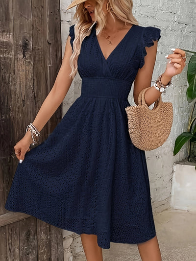 Amelia | Lace Dress with Ruffles