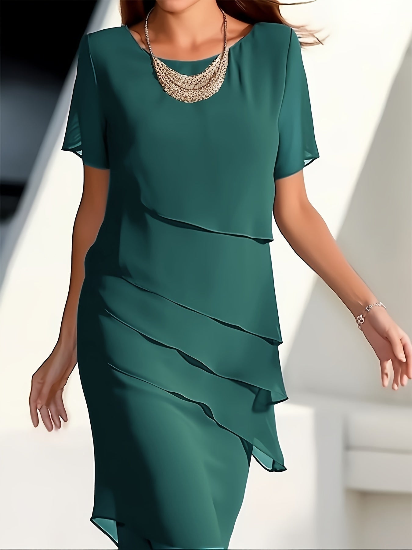 Celina | Elegant Chiffon Dress