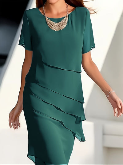 Celina | Elegant Chiffon Dress