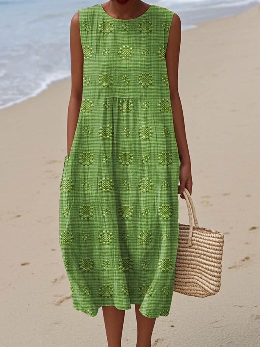 Beata Butik® | Elegant Geometric Dress