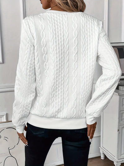 Julia | Elegant knitted jumper with zip