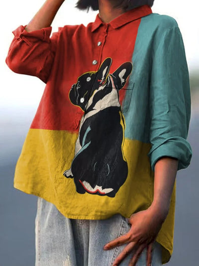 Myro | Dog Art Blouse