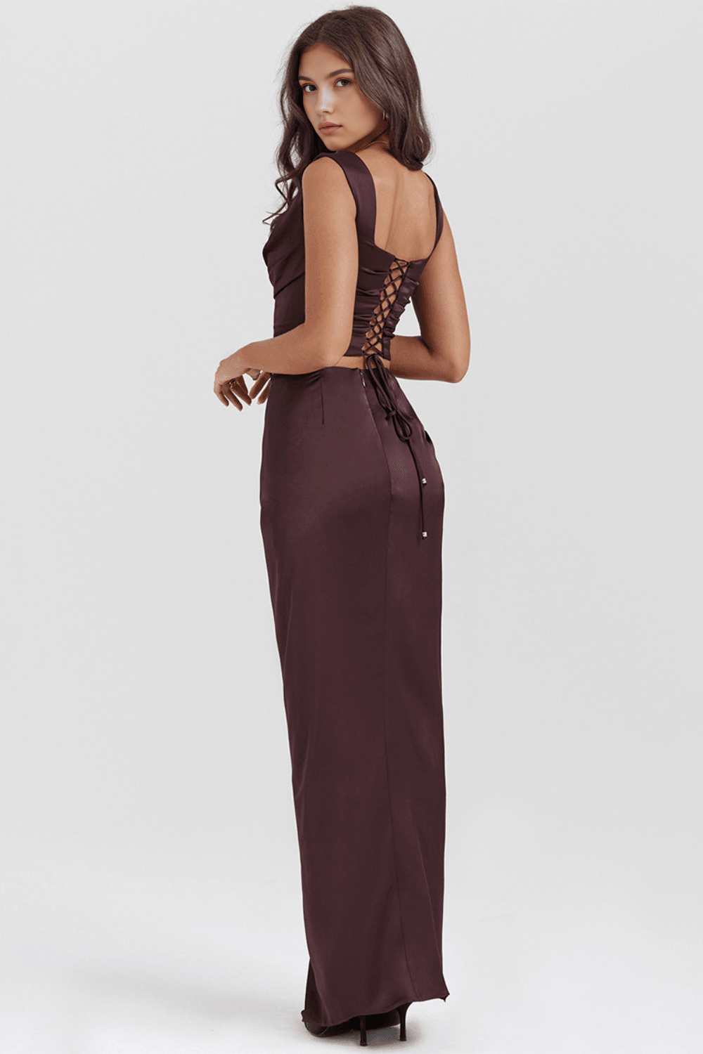 Ivelle | Cut-Out Dress with Split
