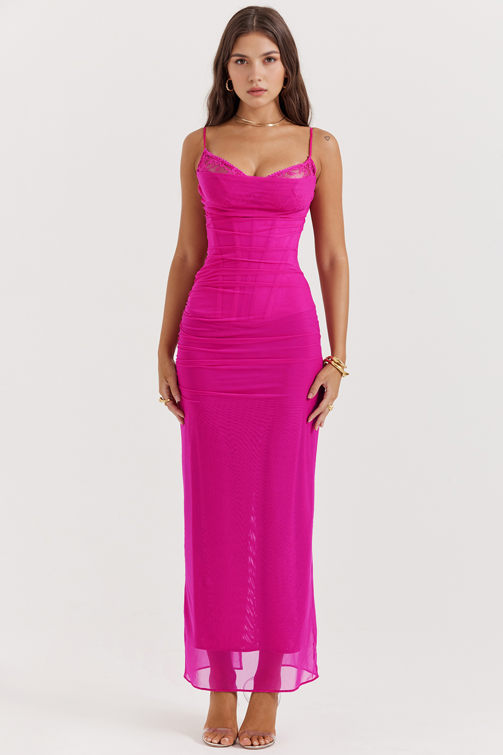 Auri | Draped Tulle Dress