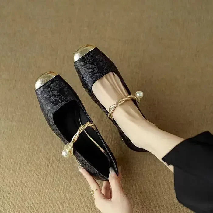 Cecilia™ | Pearl Charm Mary Janes