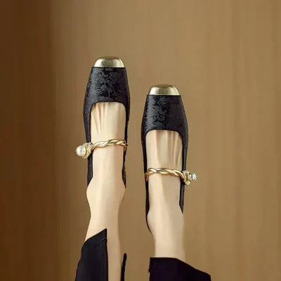 Cecilia™ | Pearl Charm Mary Janes