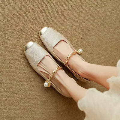 Cecilia™ | Pearl Charm Mary Janes