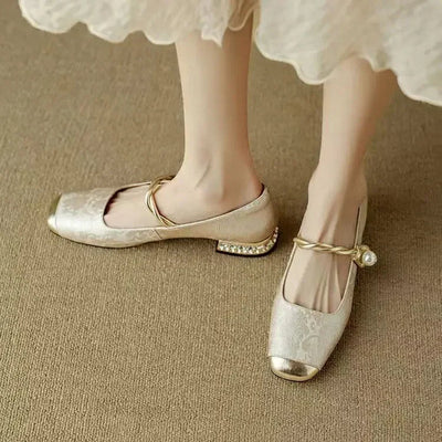 Cecilia™ | Pearl Charm Mary Janes