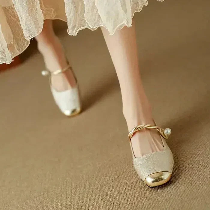 Cecilia™ | Pearl Charm Mary Janes