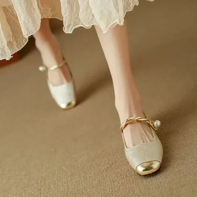 Cecilia™ | Pearl Charm Mary Janes