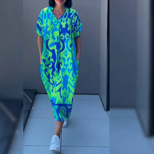 Ludmiła™ - Elegant Floral Dress