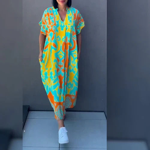 Ludmiła™ - Elegant Floral Dress