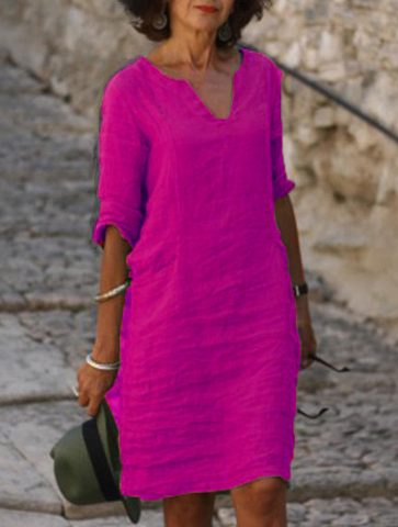 Cassie | Perfectly Fitted Dress with V-Neck