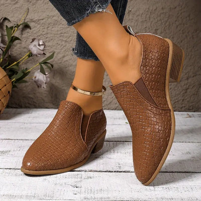 Alexandra - Orthopaedic Leather Heels | Premium Edition