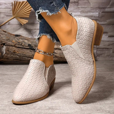 Alexandra - Orthopaedic Leather Heels | Premium Edition