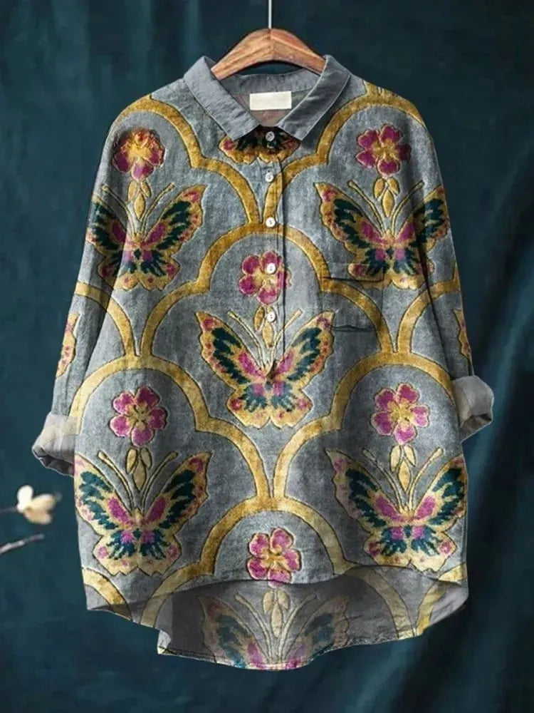 Peace Hippie Art Blouse