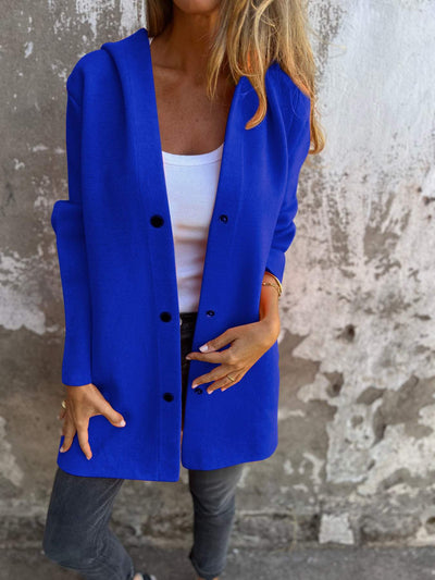 Jacqueline | Loose Hoodie Jacket with Buttons