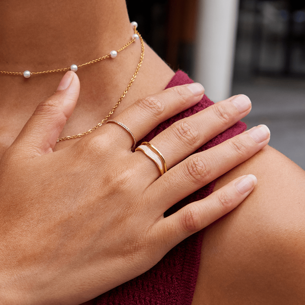 Golden Sahara Layered Ring