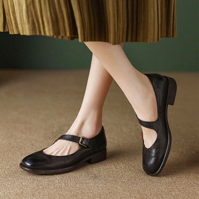 Anita™ | Handmade Soft Mary Jane Flats