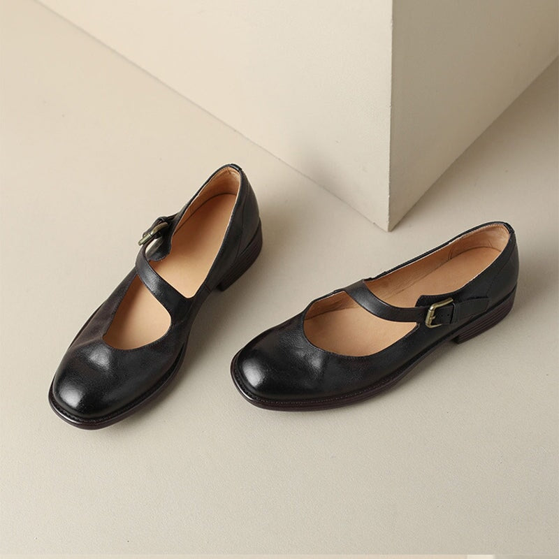 Anita™ | Handmade Soft Mary Jane Flats