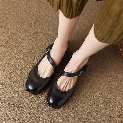 Anita™ | Handmade Soft Mary Jane Flats