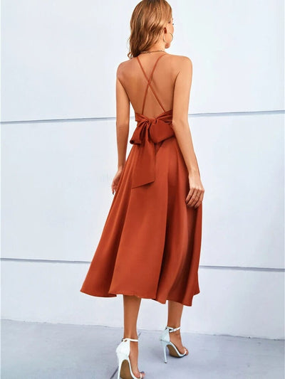 Mia™ | Luxury Maxi Dress in Silk without Straps