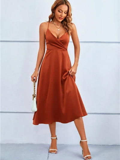 Mia™ | Luxury Maxi Dress in Silk without Straps