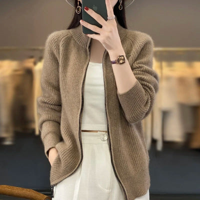 Vienna | Luxurious Zipper Cardigan